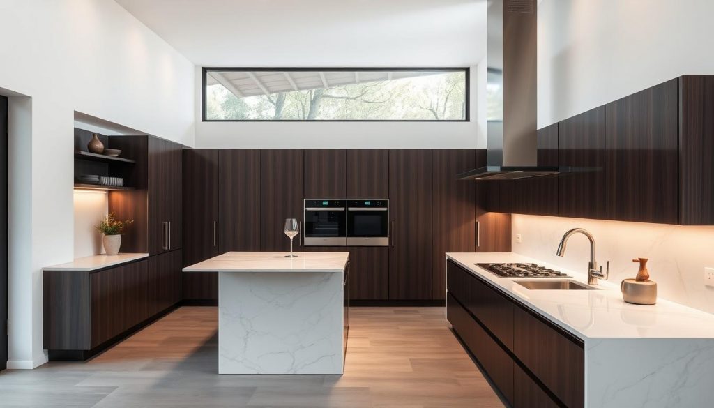 plan de cuisine moderne à Lyon